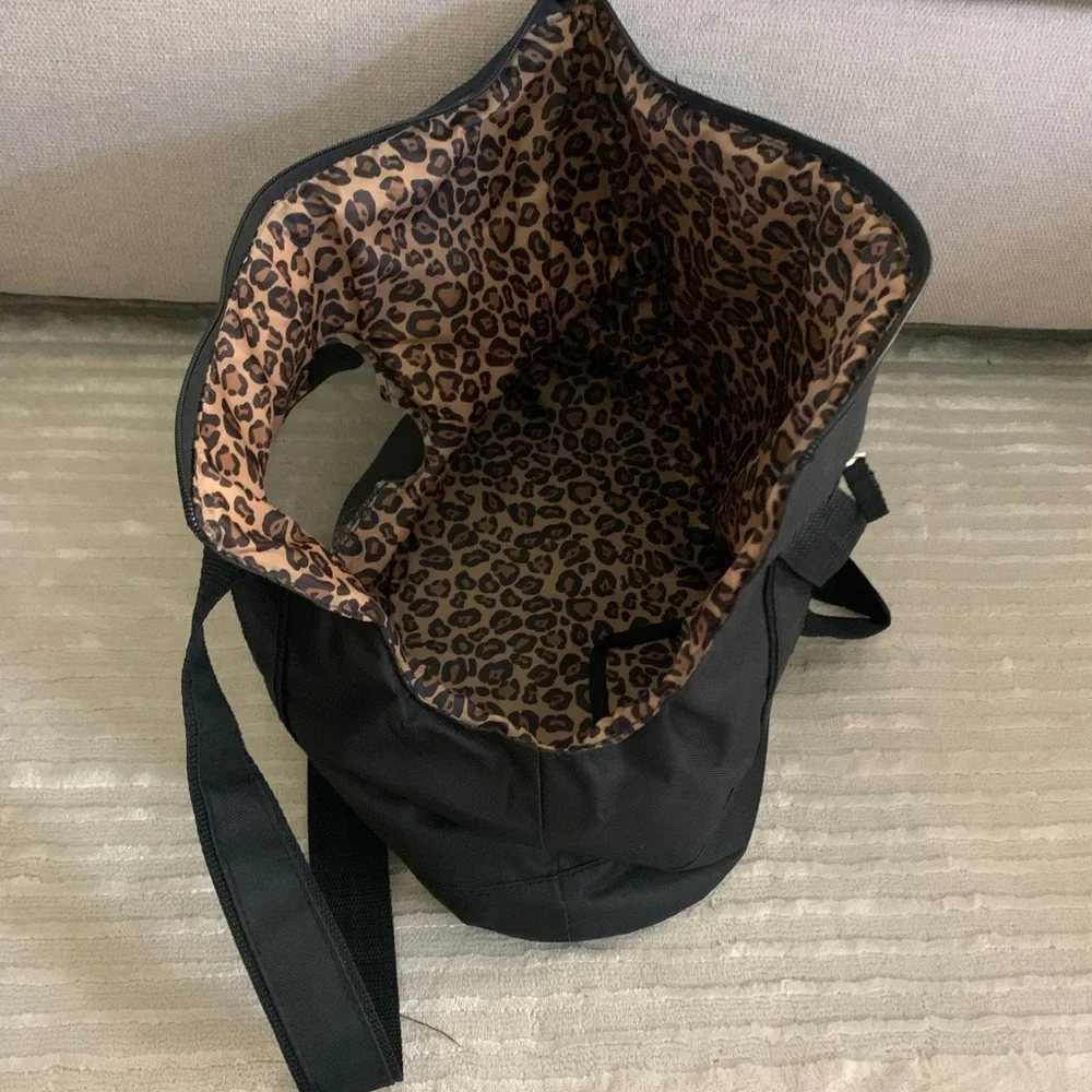 Cheetah pet purse carrier